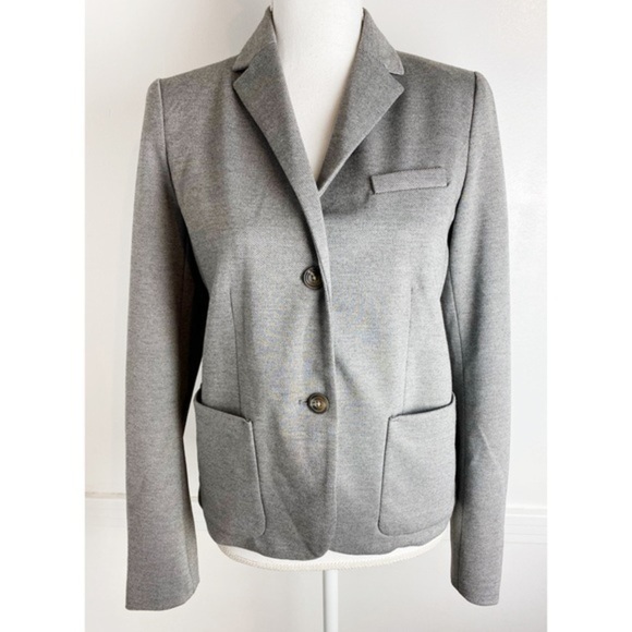 Gap • Light Grey Academy Button Up Blazer - Picture 1 of 3